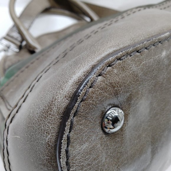 Prada Hand Bag Green Nylon,Leather 3219075 - Picture 6 of 9